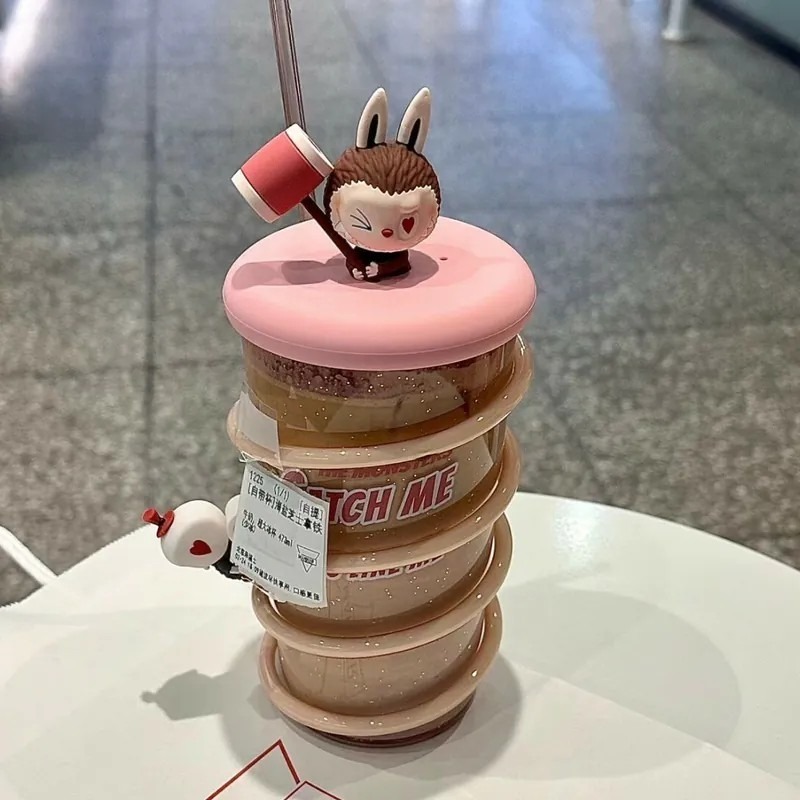 <官方正版授權>The Monsters Labubu 隨身吸管杯 冷水杯 泡泡瑪特-細節圖6