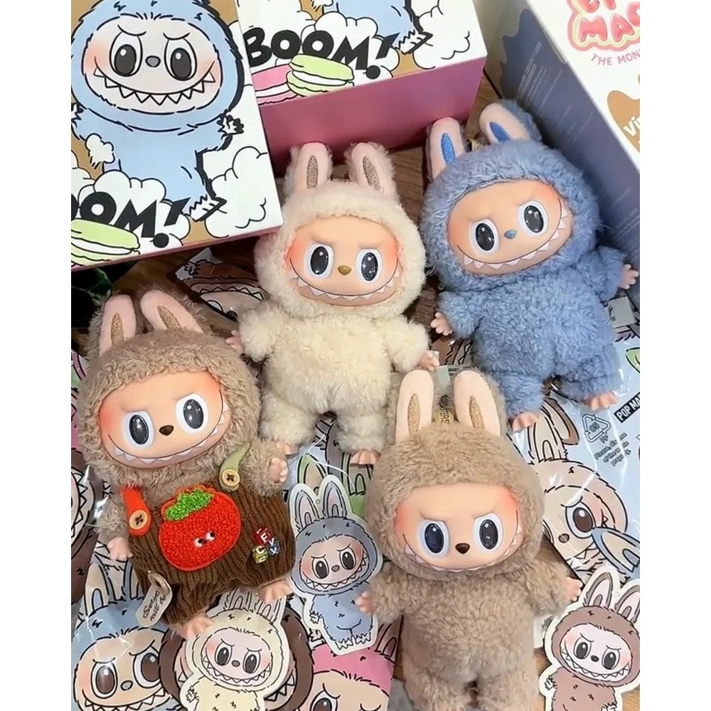 <官方正版><快速出貨>Labubu 心動馬卡龍 鑰匙圈 吊飾 泡泡瑪特 盲盒 Lisa同款-細節圖2