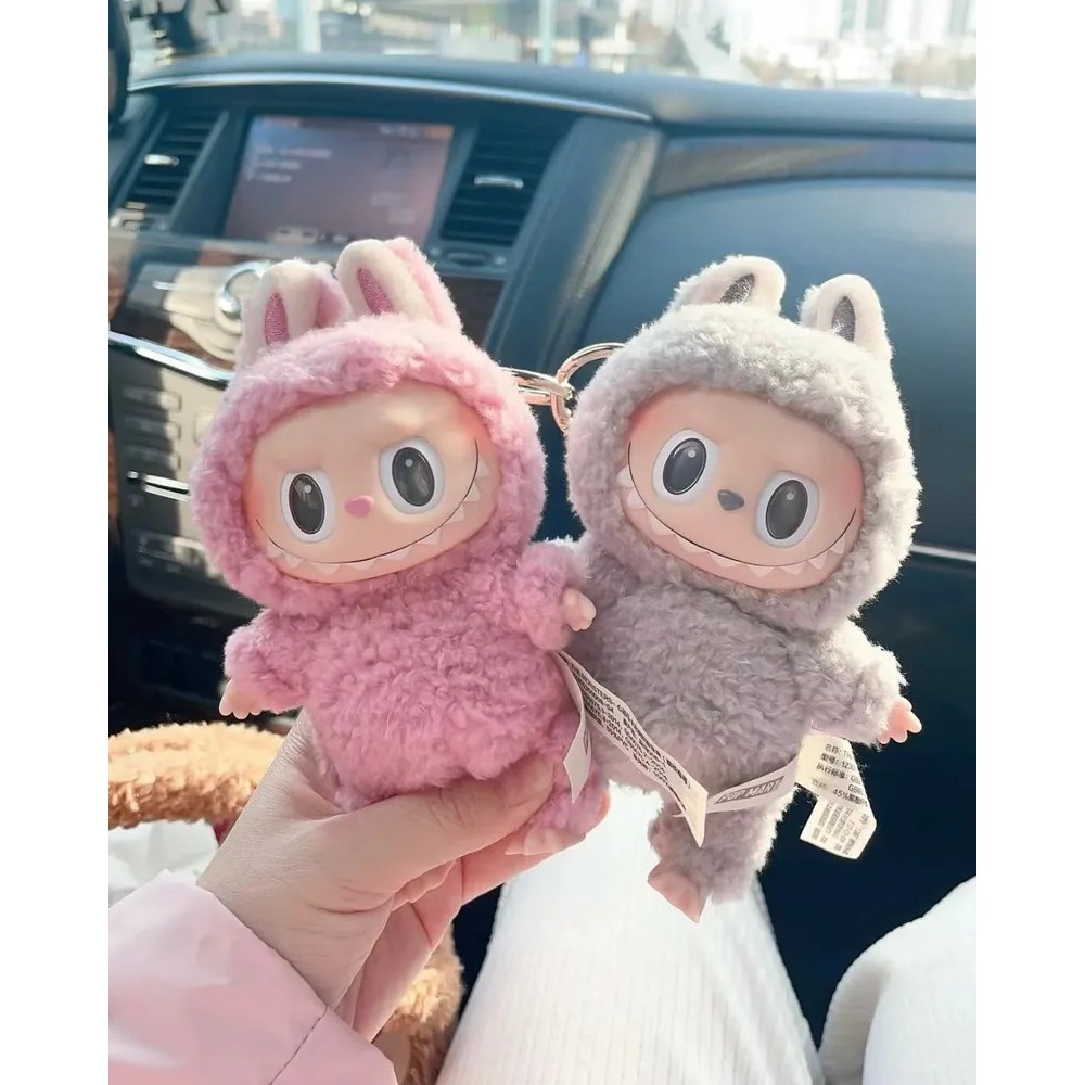 <官方正版><快速出貨>Labubu 心動馬卡龍 鑰匙圈 吊飾 泡泡瑪特 盲盒 Lisa同款-細節圖7