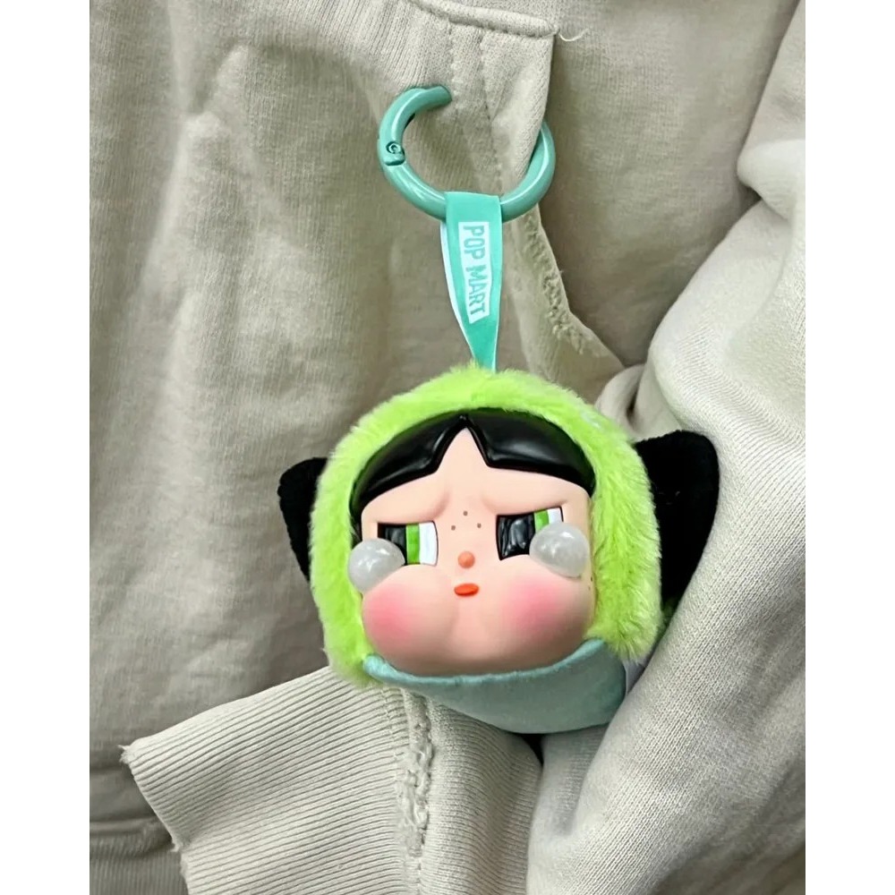 <官方正版授權>POPMART X 飛天小女警 盲盒吊飾 CRYBABY系列 鑰匙圈 泡泡瑪特 搪膠 毛絨-細節圖6