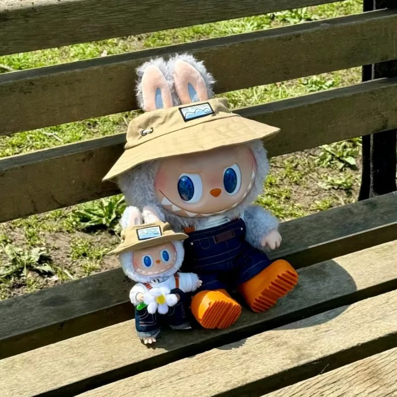 <正版授權 Lisa 同款✨>LABUBU FALL IN WILD 春天野在家系列 公仔 吊飾 泡泡瑪特-細節圖3