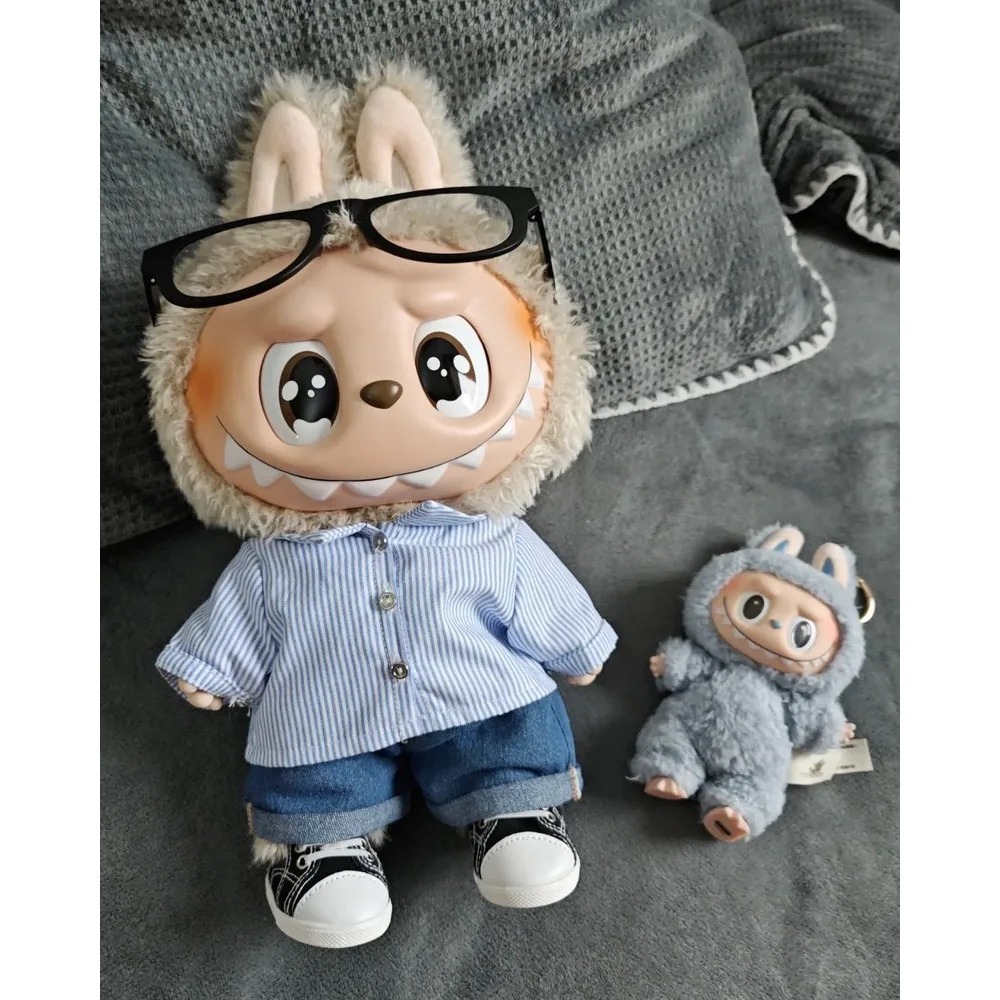 <官方正版授權>THE MONSTERS LABUBU FLIP WITH ME 搪膠公仔 40CM 夏日浪 泡泡瑪特-細節圖4