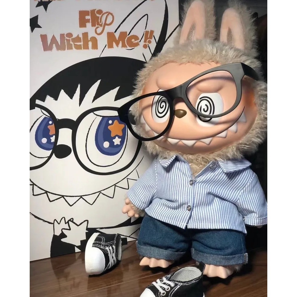 <官方正版授權>THE MONSTERS LABUBU FLIP WITH ME 搪膠公仔 40CM 夏日浪 泡泡瑪特-細節圖6