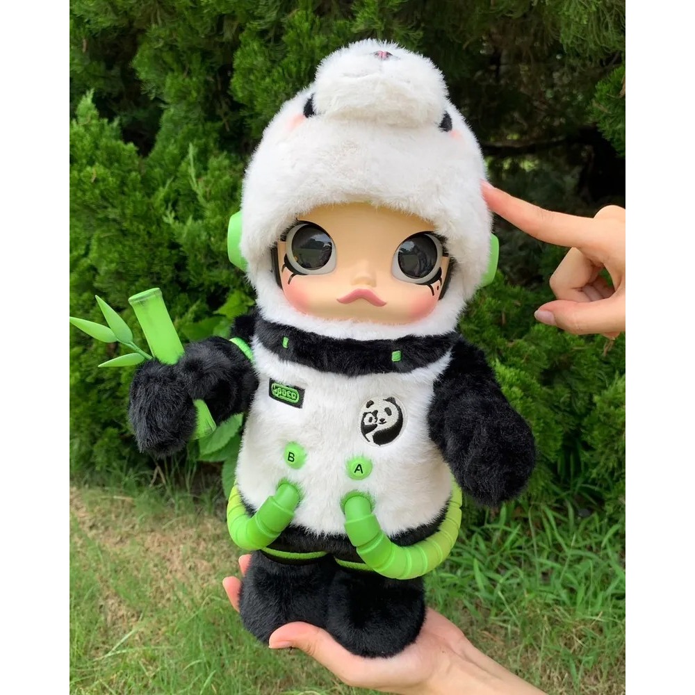 <官方正版授權>POPMART泡泡瑪特 SPACE MOLLY 熊貓 400%🐼-細節圖4