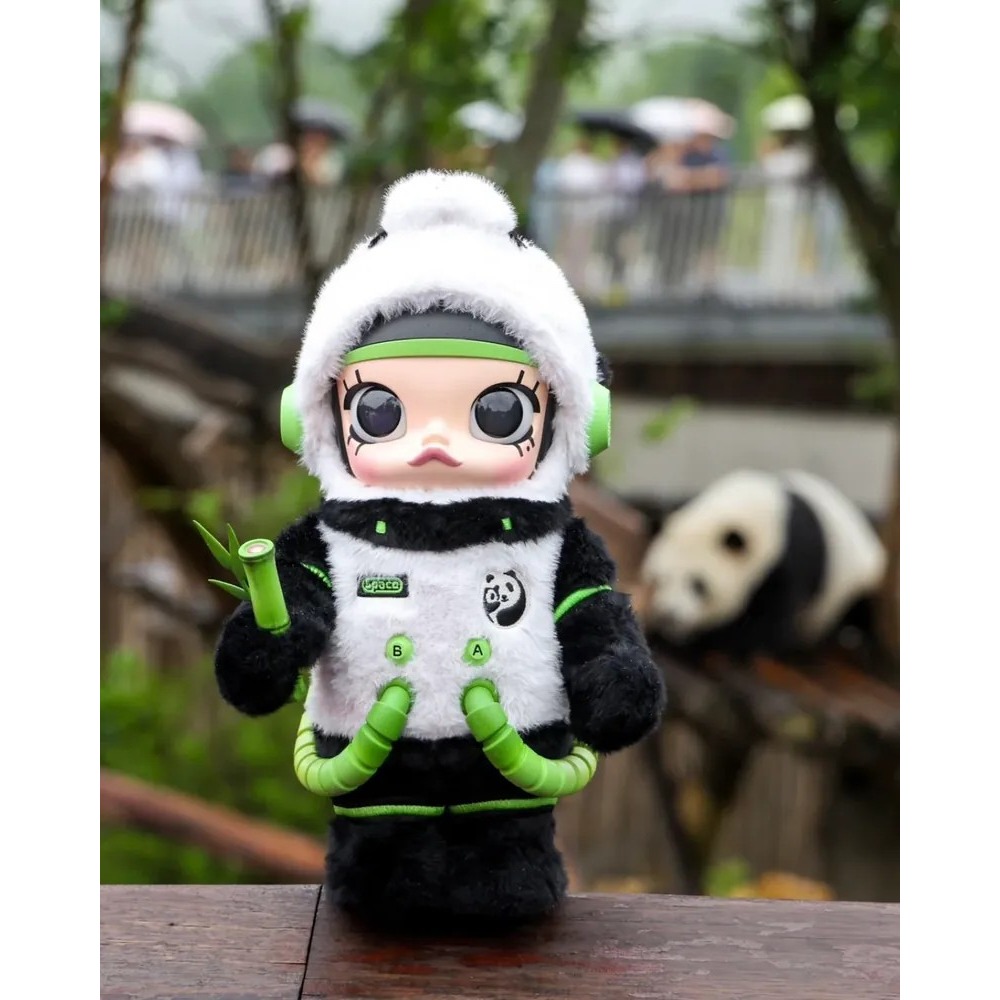 <官方正版授權>POPMART泡泡瑪特 SPACE MOLLY 熊貓 400%🐼-細節圖5