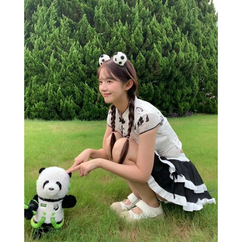 <官方正版授權>POPMART泡泡瑪特 SPACE MOLLY 熊貓 400%🐼-細節圖9