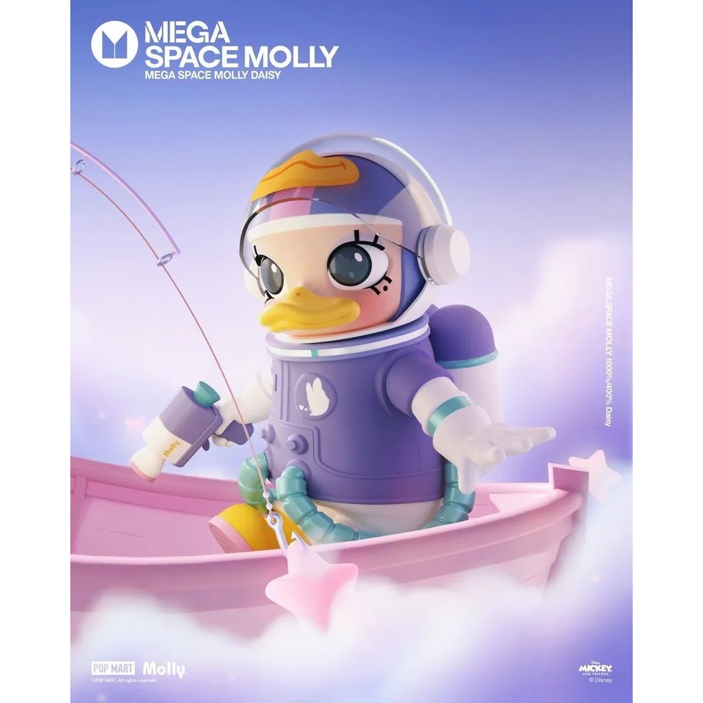 <官方正版授權>POPMART 泡泡瑪特 MEGA SPACE MOLLY 唐老鴨 黛西 400% 1000%-細節圖3