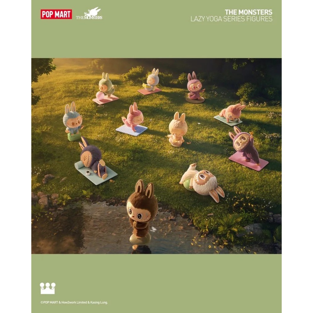 <官方正版授權>POPMART 泡泡瑪特 LABUBU 慵懶瑜珈 系列盲盒-細節圖7
