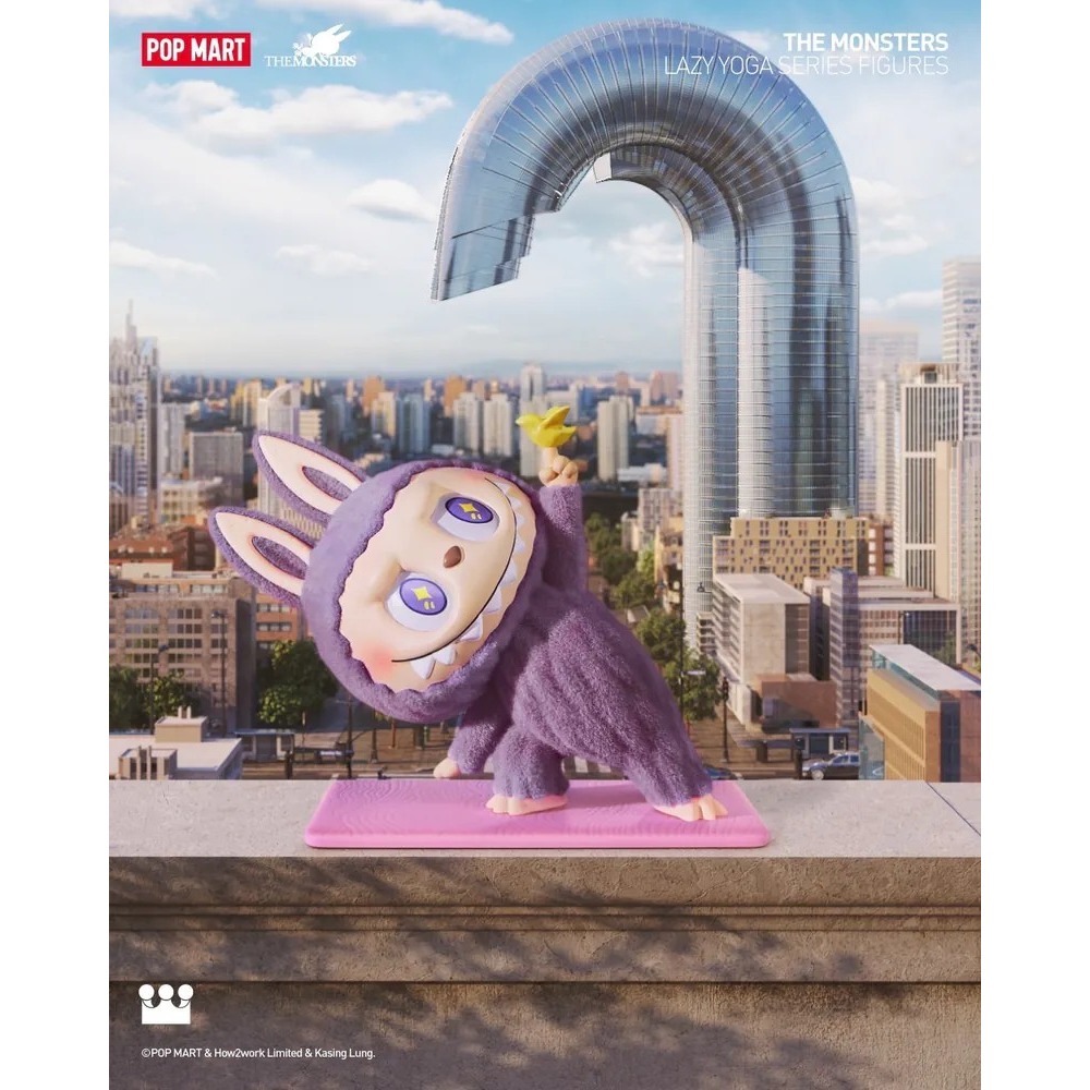 <官方正版授權>POPMART 泡泡瑪特 LABUBU 慵懶瑜珈 系列盲盒-細節圖9
