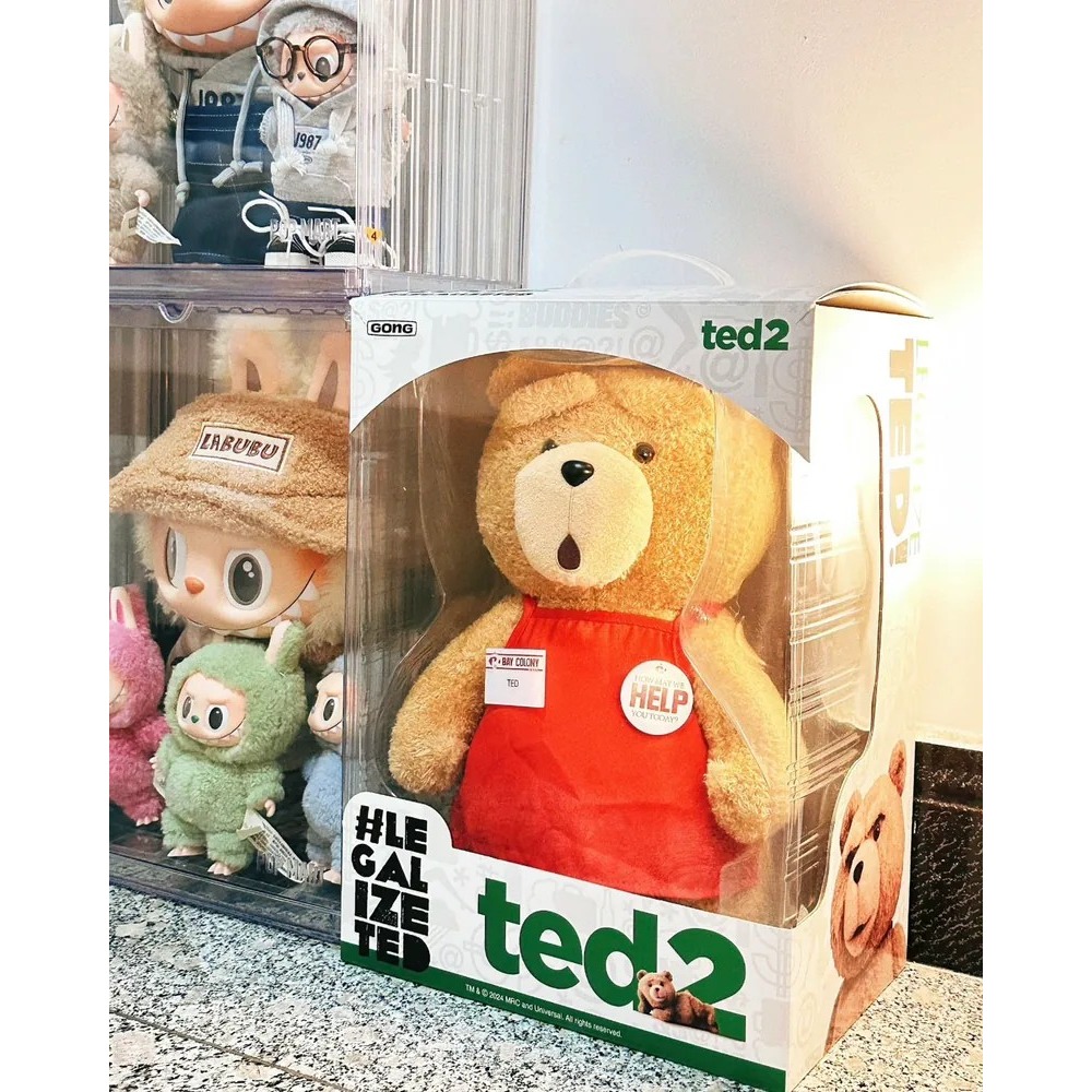 <正版授權>POPMART泡泡瑪特 TED2 熊麻吉 泰迪熊 可動絨毛玩偶 30公分-細節圖2