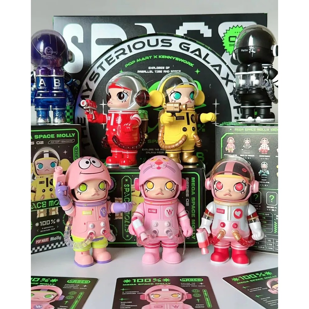 <官方正版授權>POPMART MEGA SPACE MOLLY 100% 周年系列2 第二代 盲盒 公仔 泡泡瑪特-細節圖2