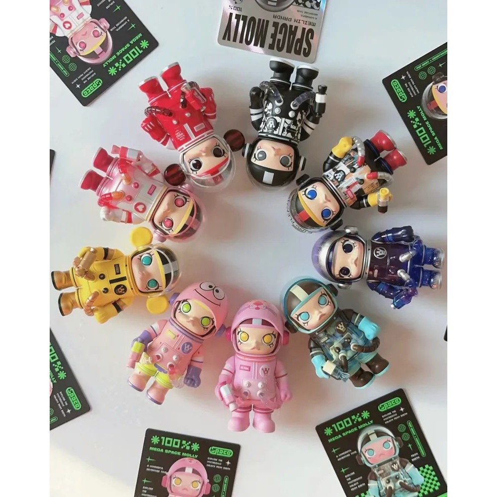 <官方正版授權>POPMART MEGA SPACE MOLLY 100% 周年系列2 第二代 盲盒 公仔 泡泡瑪特-細節圖7