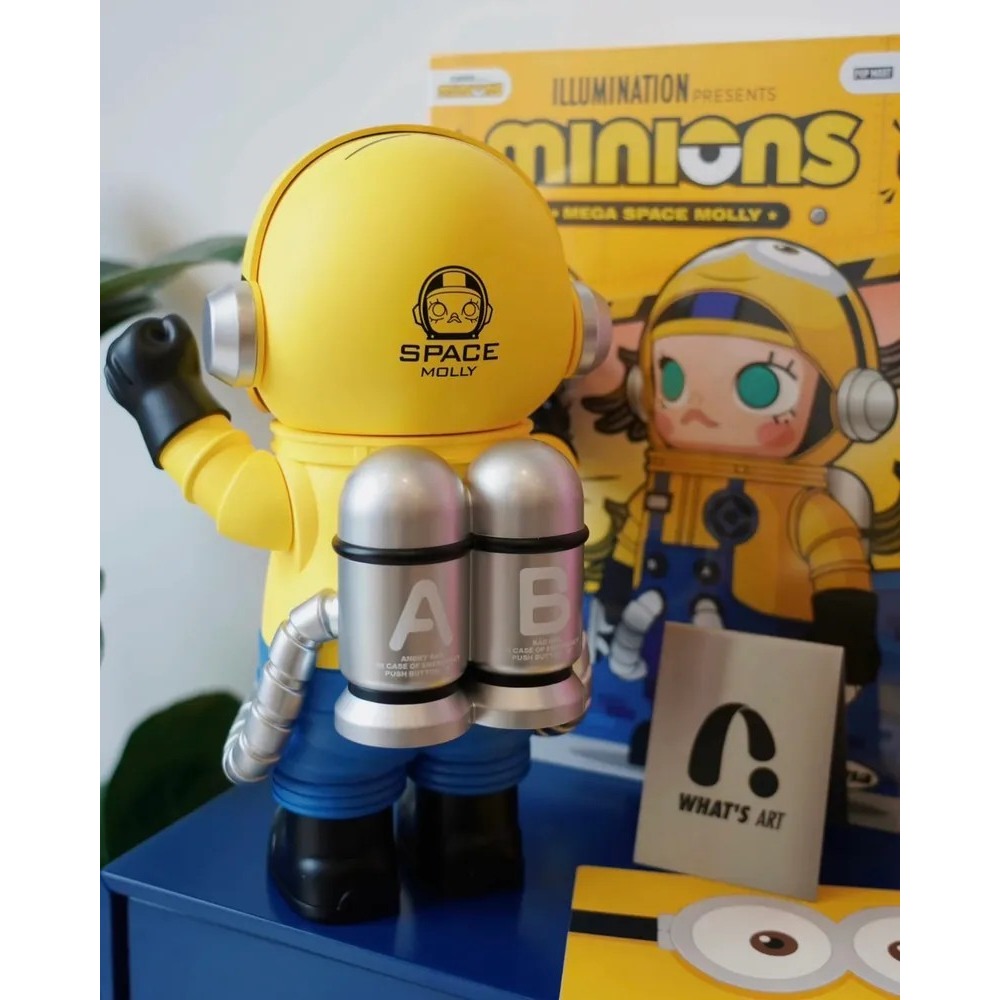 <官方正版授權>POPMART MEGA SPACE MOLLY 小小兵 400% 泡泡瑪特-細節圖9