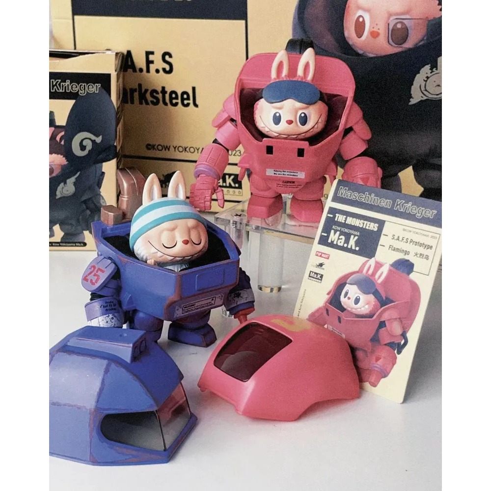 <官方正版授權>POPMART THE MONSTERS LABUBU x 橫山宏 Ma.k. 機甲 盲盒 泡泡瑪特-細節圖4