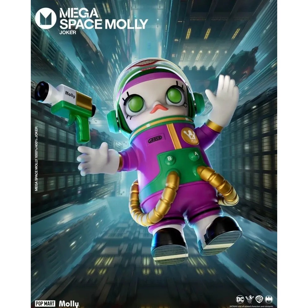 <正版授權>POPMART MEGA SPACE MOLLY 小丑 400% 泡泡瑪特-細節圖3
