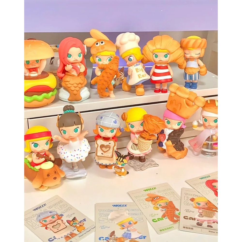 <官方正版授權>POPMART Molly 麵包腦袋系列 盲盒 手辦 泡泡瑪特 公仔-細節圖2