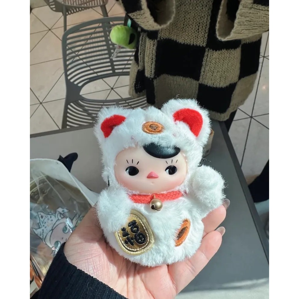 <正版代購>POP MART 泡泡瑪特 PUCKY喵喵 不倒翁系列 糖膠毛絨盲盒-細節圖8