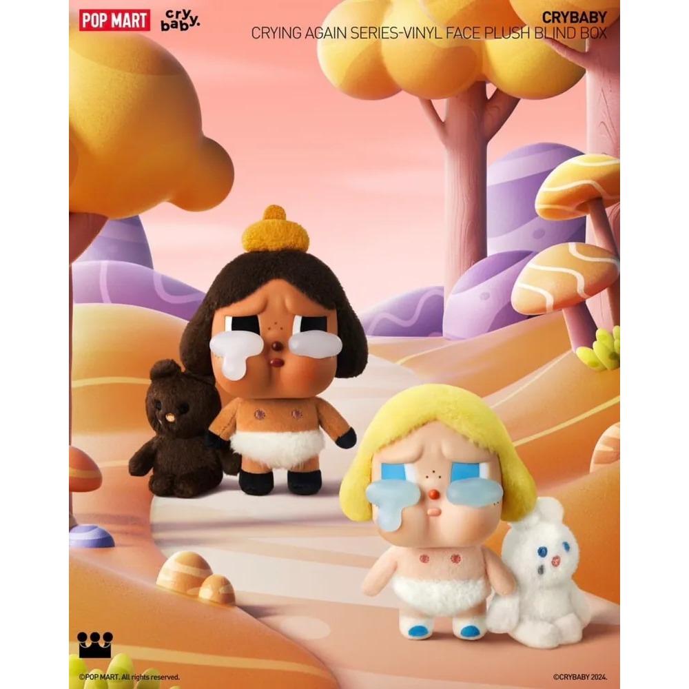 <官方正版授權>POPMART CRYBABY 眼淚工廠系列盲盒 毛絨 哭娃 吊飾 搪膠 泡泡瑪特-細節圖9