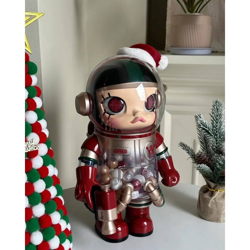 <官方正版>POP MART 泡泡瑪特 MEGA SPACE MOLLY 400% 2024 聖誕 系列 限定-細節圖2