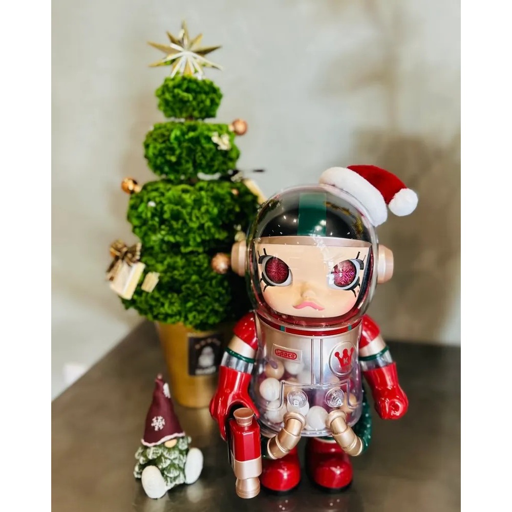 <官方正版>POP MART 泡泡瑪特 MEGA SPACE MOLLY 400% 2024 聖誕 系列 限定-細節圖4