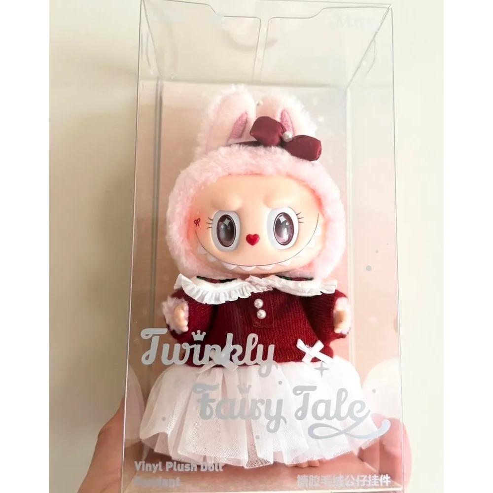 <官方正版>泡泡瑪特 POPMART 樂園限定！閃閃童話系列-MOKOKO搪膠絨毛公仔掛件-細節圖4