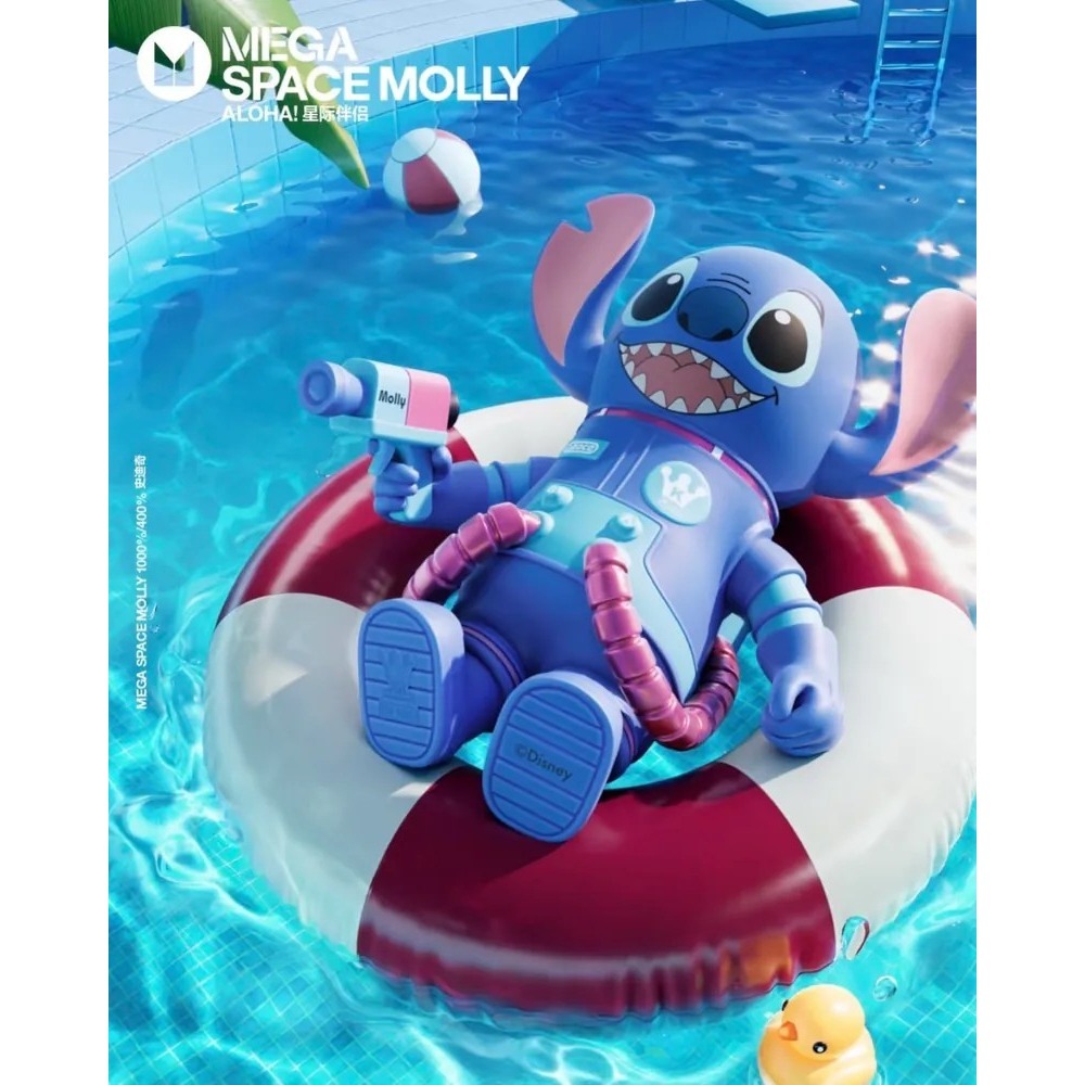 <官方正版授權>POPMART MEGA SPACE MOLLY 史迪奇 迪士尼 400% 1000% 泡泡瑪特-細節圖2