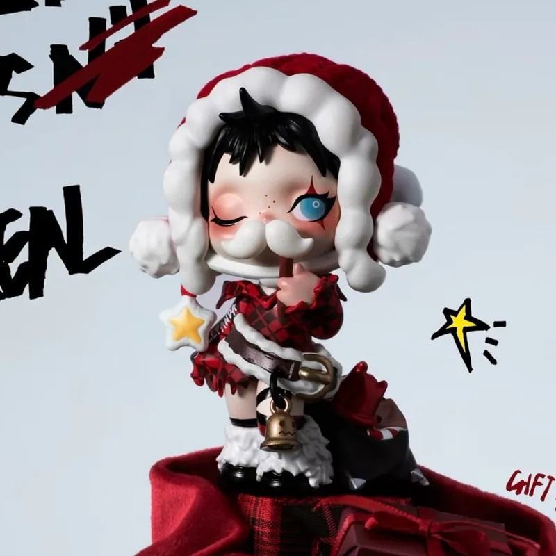 <官方正版授權> POPMART SKULLPANDA 許願時間到系列 SP 泡泡瑪特 盲盒 手辦 聖誕節-細節圖2