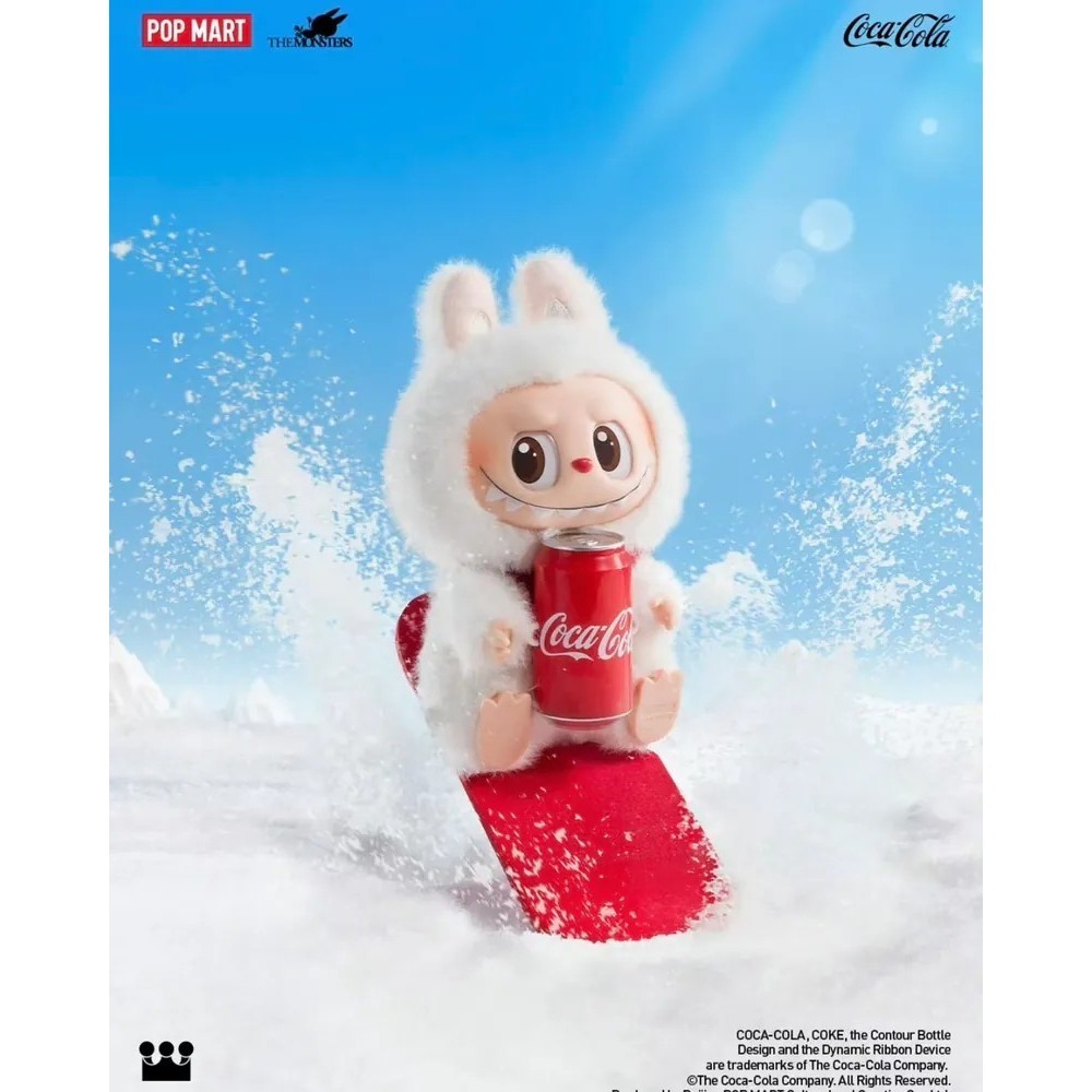 <官方正版>The Monsters LABUBU 可口可樂系列 毛絨搪膠臉 盲盒 公仔 泡泡瑪特-細節圖3