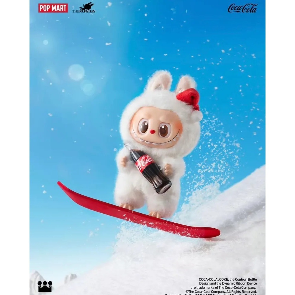 <官方正版>The Monsters LABUBU 可口可樂系列 毛絨搪膠臉 盲盒 公仔 泡泡瑪特-細節圖4