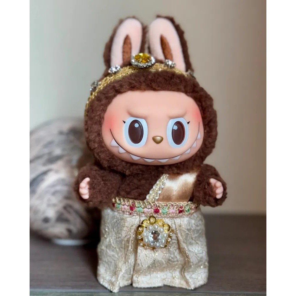 <官方正版>Labubu Good Luck You 泰國限定 搪膠 毛絨 吊飾 泡泡瑪特-細節圖5