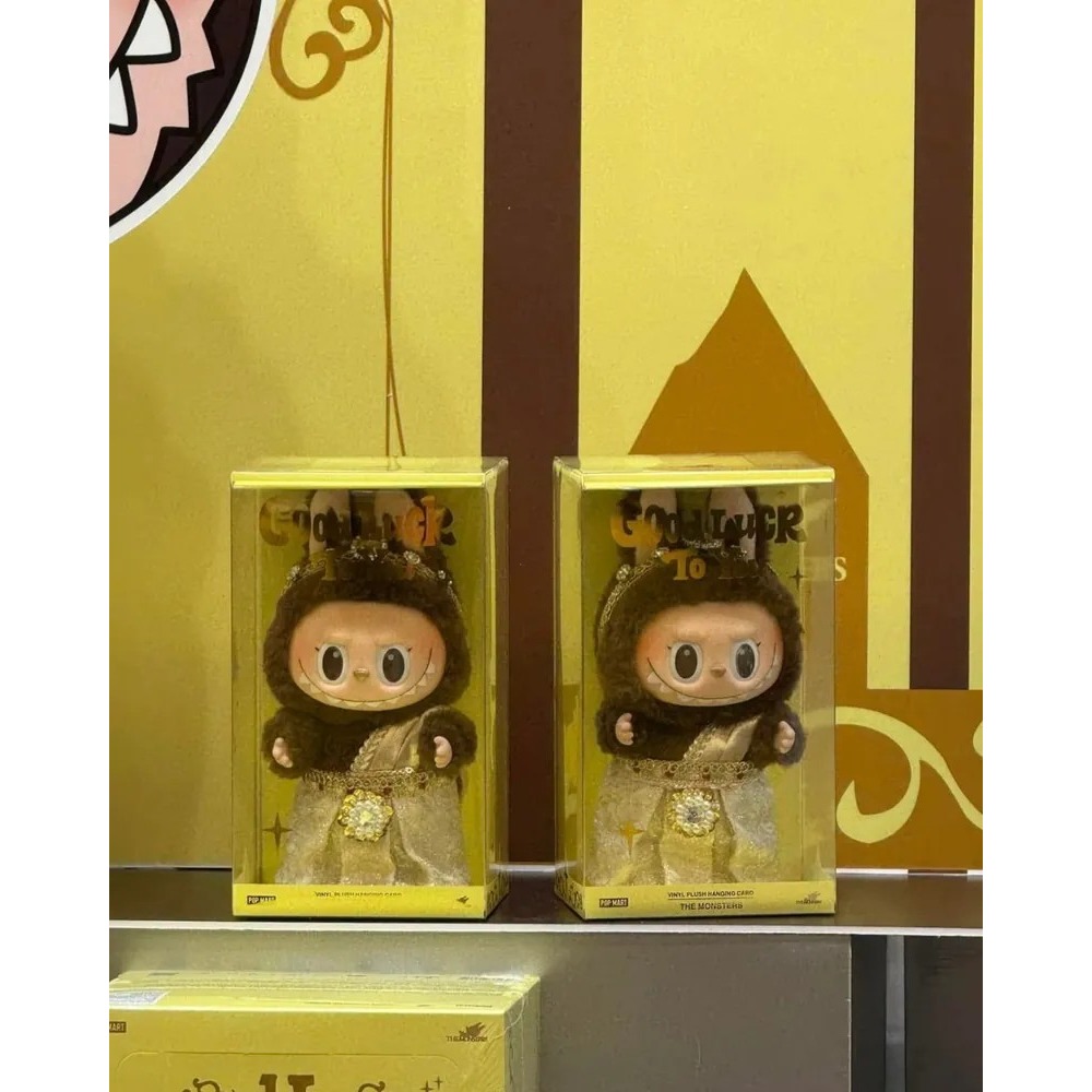 <官方正版>Labubu Good Luck You 泰國限定 搪膠 毛絨 吊飾 泡泡瑪特-細節圖7