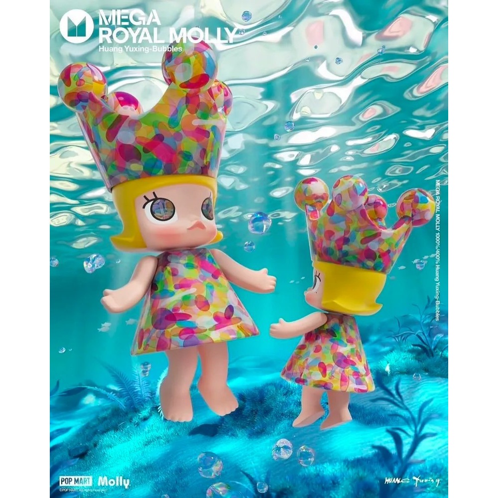 <官方正版授權>MEGA ROYAL MOLLY 氣泡公主 泡泡瑪特 400%/1000%-細節圖2