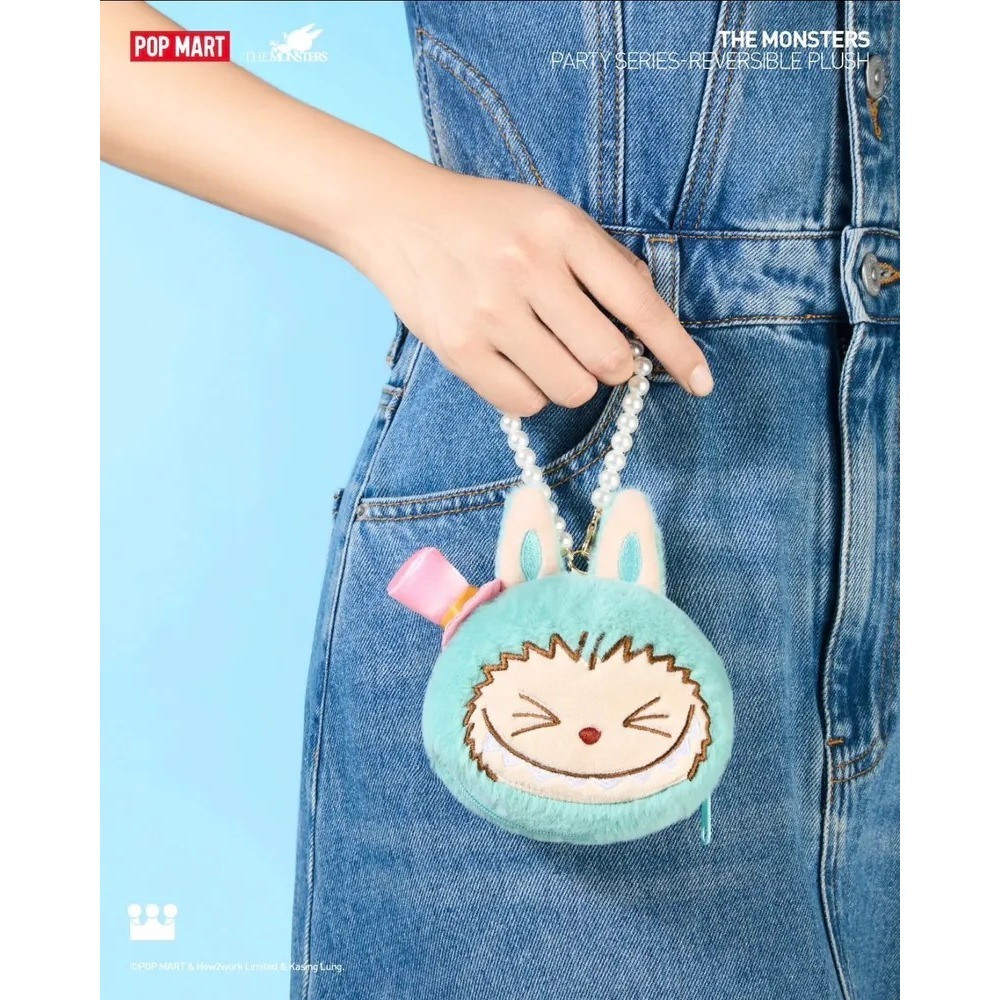 <官方正版授權>POPMART THE MONSTERS LABUBU 毛絨翻翻樂系列 盲盒 吊飾 零錢包 泡泡瑪特-細節圖4