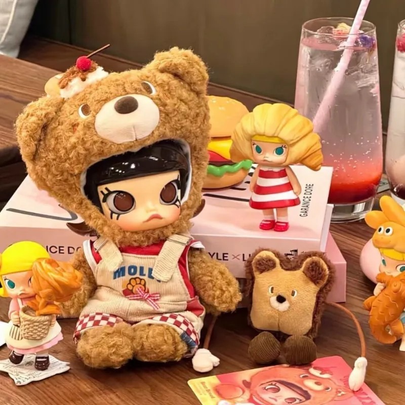 <官方正版授權>POPMART MOLLY Bear Bread Action Figure 小熊麵包1/8 泡泡瑪特-細節圖2