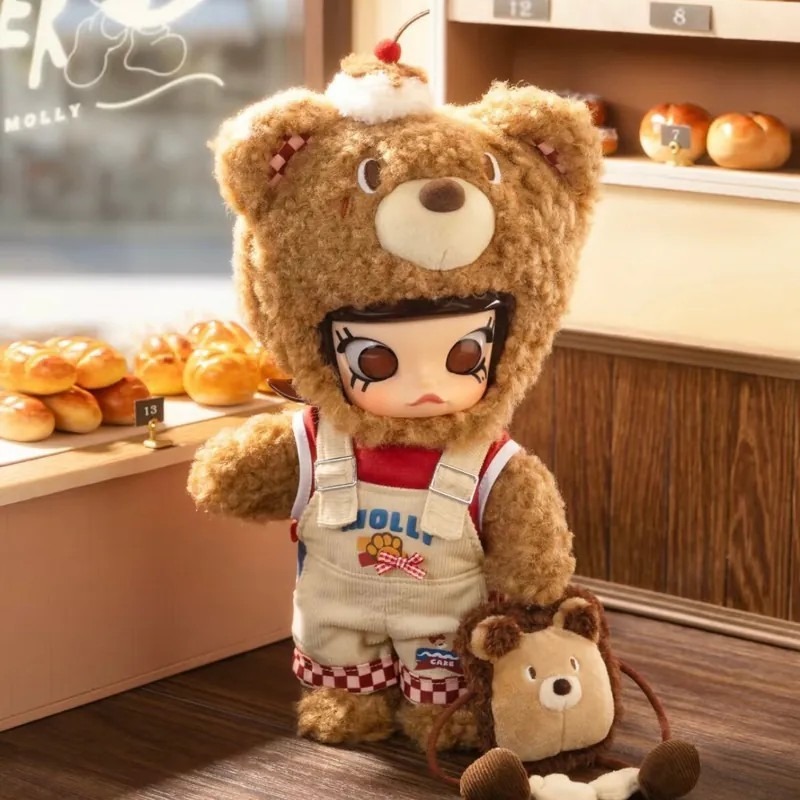<官方正版授權>POPMART MOLLY Bear Bread Action Figure 小熊麵包1/8 泡泡瑪特-細節圖9