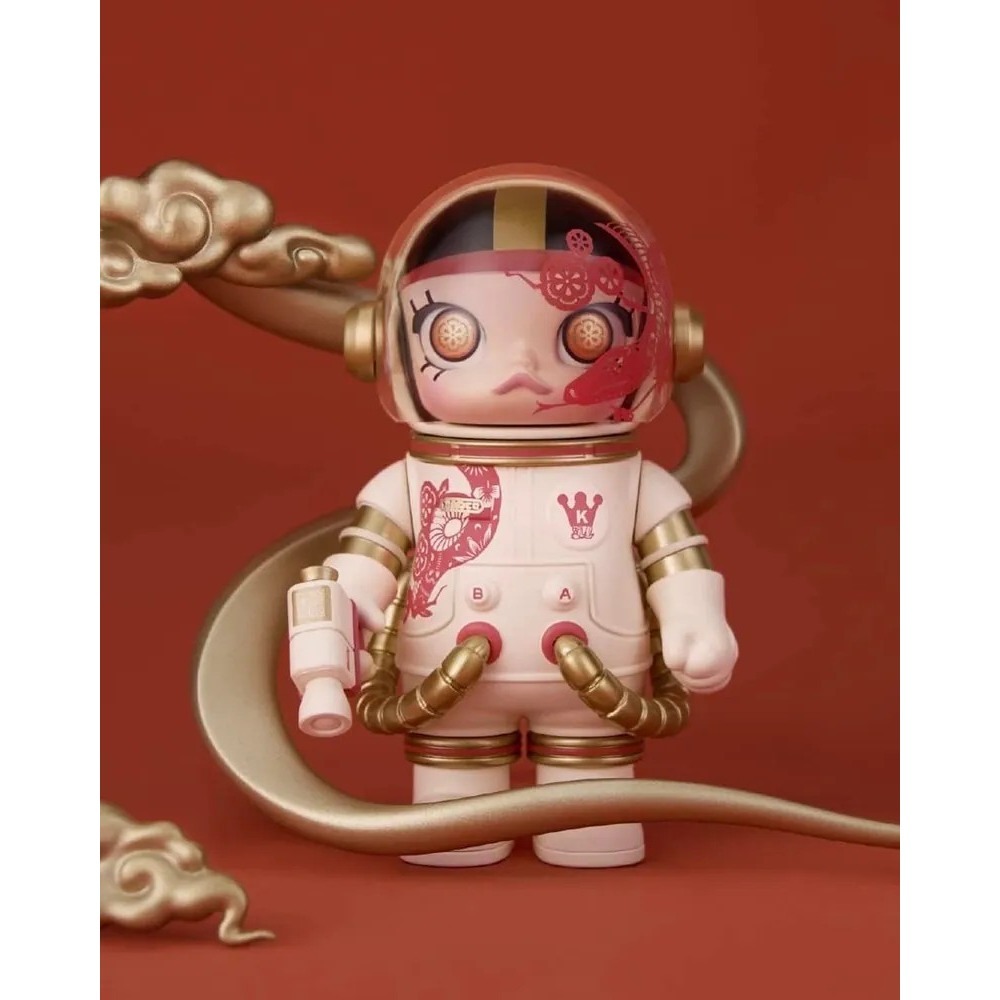 <官方正版授權>POPMART MEGA SPACE MOLLY 100% 2025 蛇年限定🐍 泡泡瑪特-細節圖3