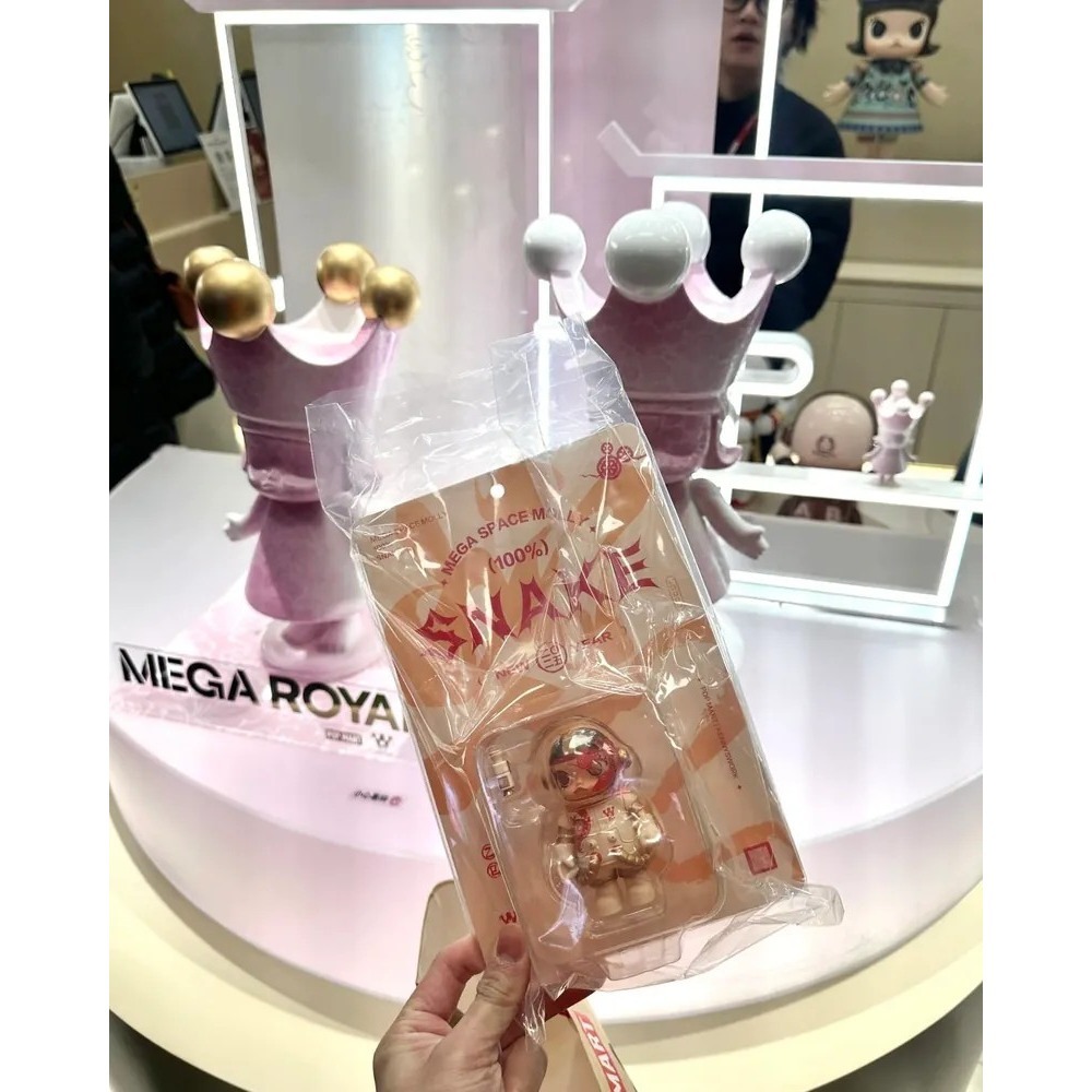 <官方正版授權>POPMART MEGA SPACE MOLLY 100% 2025 蛇年限定🐍 泡泡瑪特-細節圖6