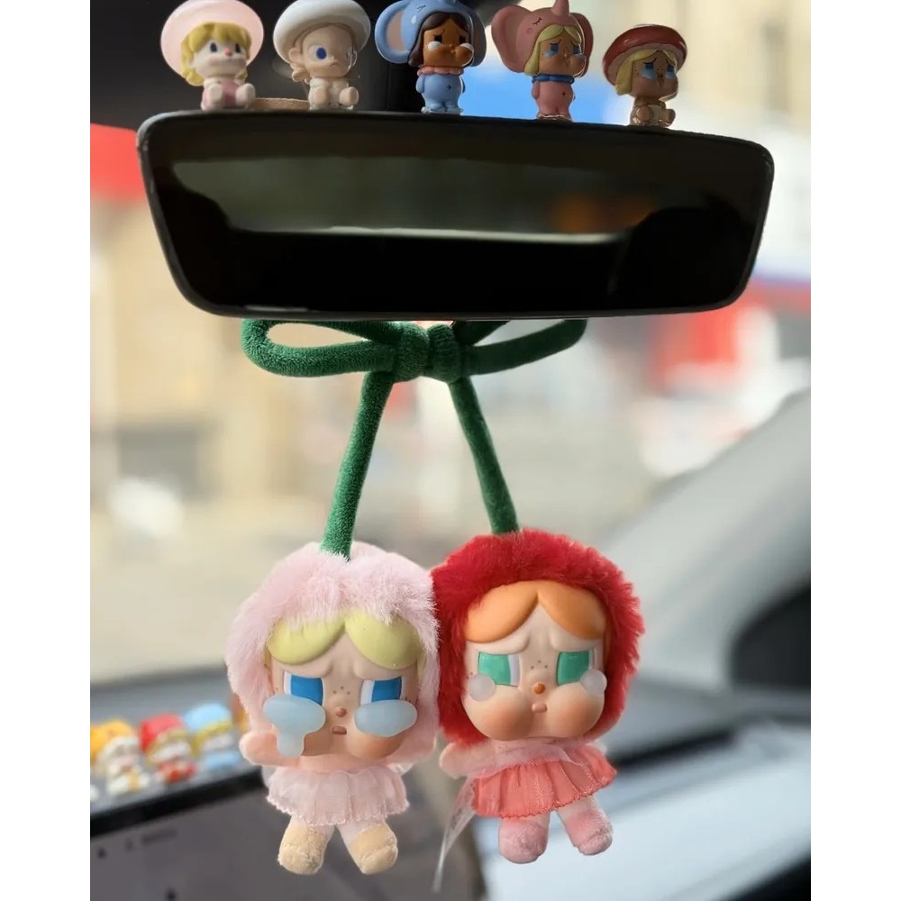 <官方正版授權>POP MART 泡泡瑪特 哭娃 Crybaby 甜在一起 櫻桃 漂浮手辦 吊卡 掛件 吊飾 蝴蝶結-細節圖6