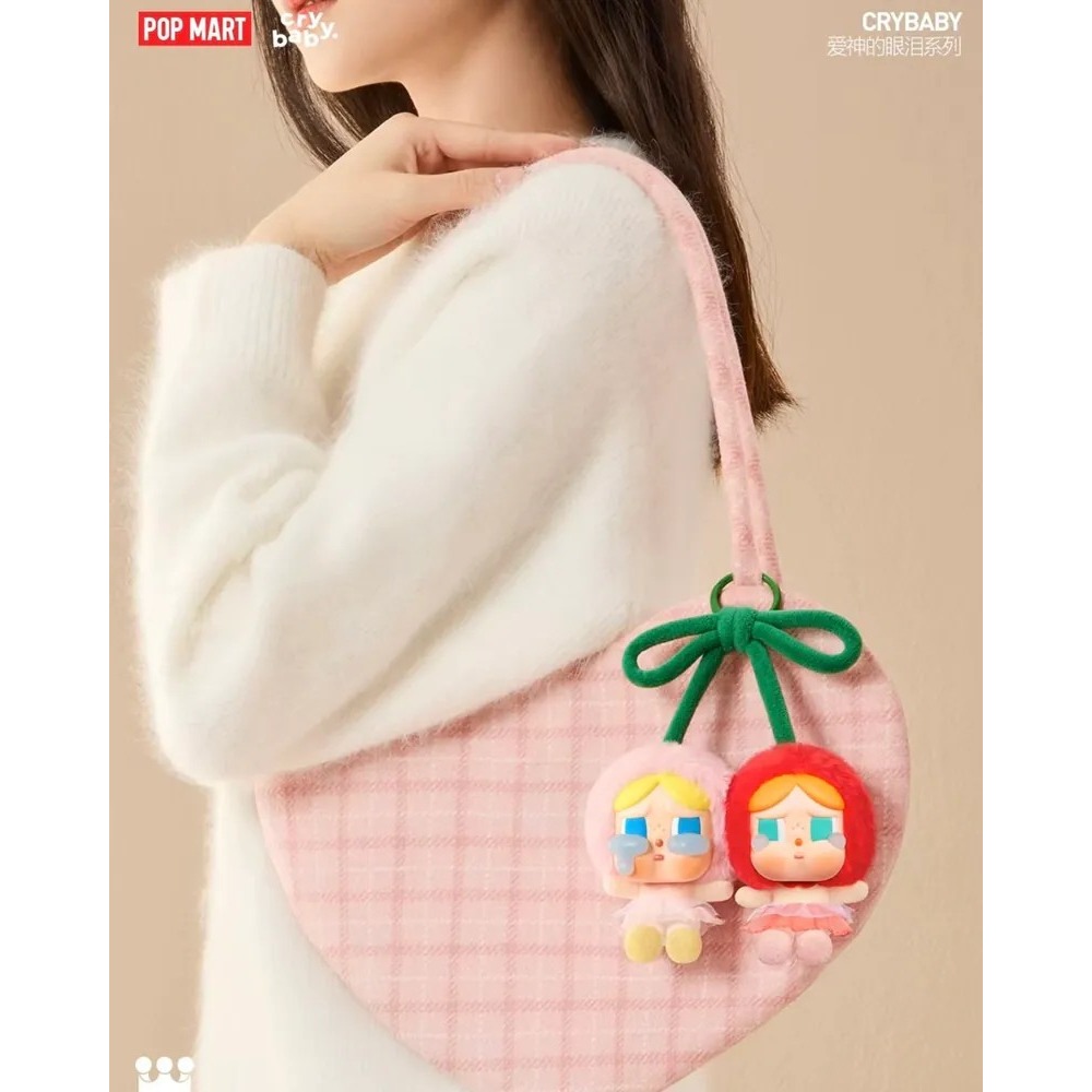 <官方正版授權>POP MART 泡泡瑪特 哭娃 Crybaby 甜在一起 櫻桃 漂浮手辦 吊卡 掛件 吊飾 蝴蝶結-細節圖11