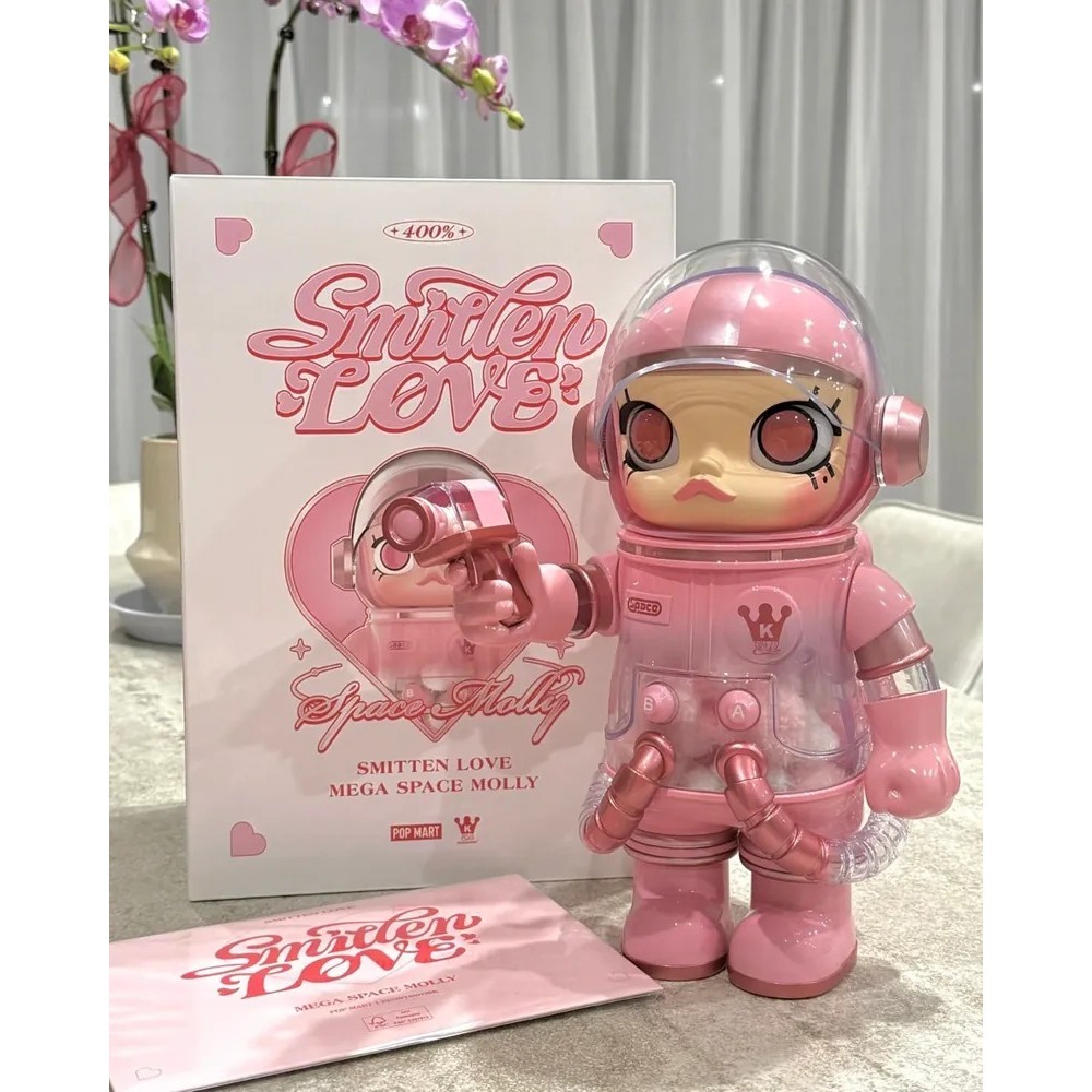 <官方正版授權>POPMART MEGA SPACE MOLLY 心悅 情人節 400%+100% 泡泡瑪特-細節圖2