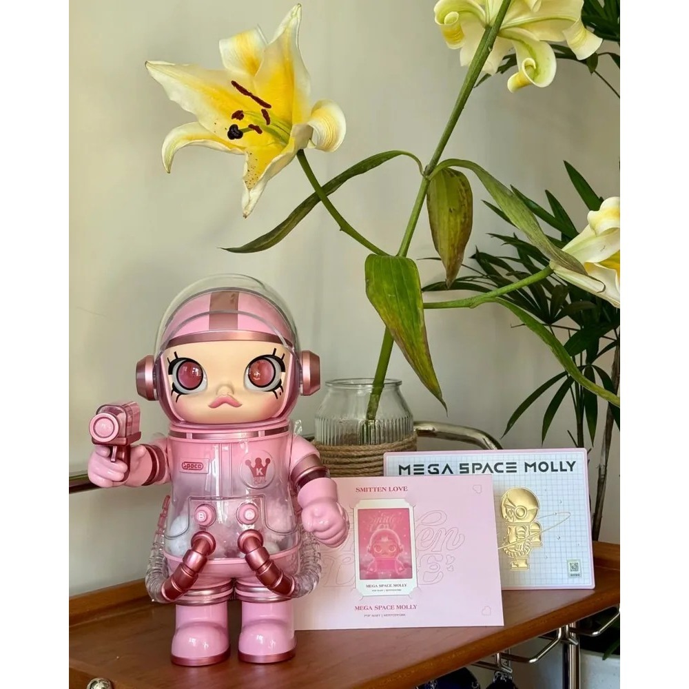 <官方正版授權>POPMART MEGA SPACE MOLLY 心悅 情人節 400%+100% 泡泡瑪特-細節圖7
