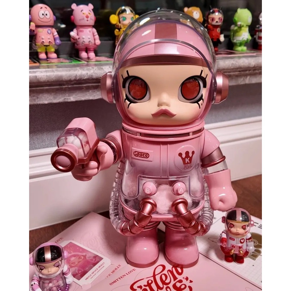 <官方正版授權>POPMART MEGA SPACE MOLLY 心悅 情人節 400%+100% 泡泡瑪特-細節圖11