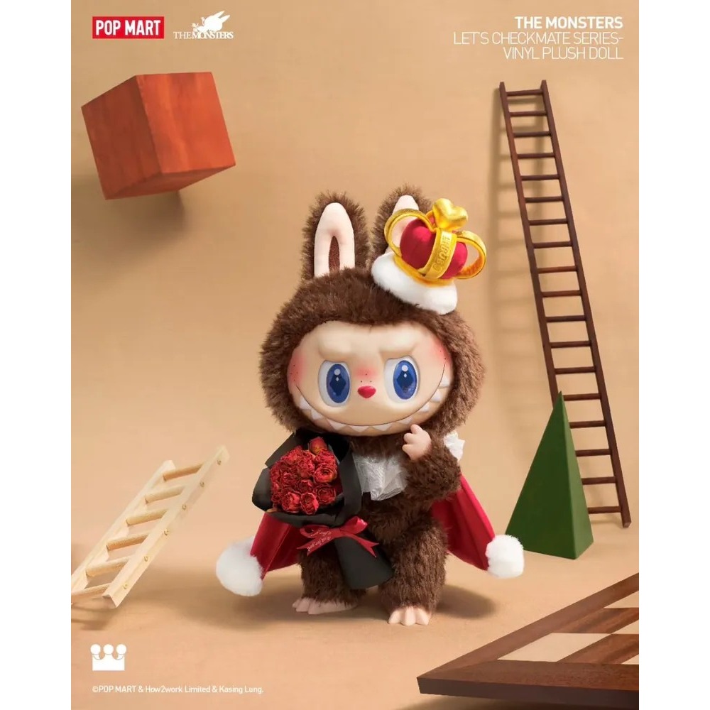 <官方正版授權>POP MART 泡泡瑪特 THE MONSTERS 象棋大冒險系列 LABUBU 國王 皇后-細節圖2