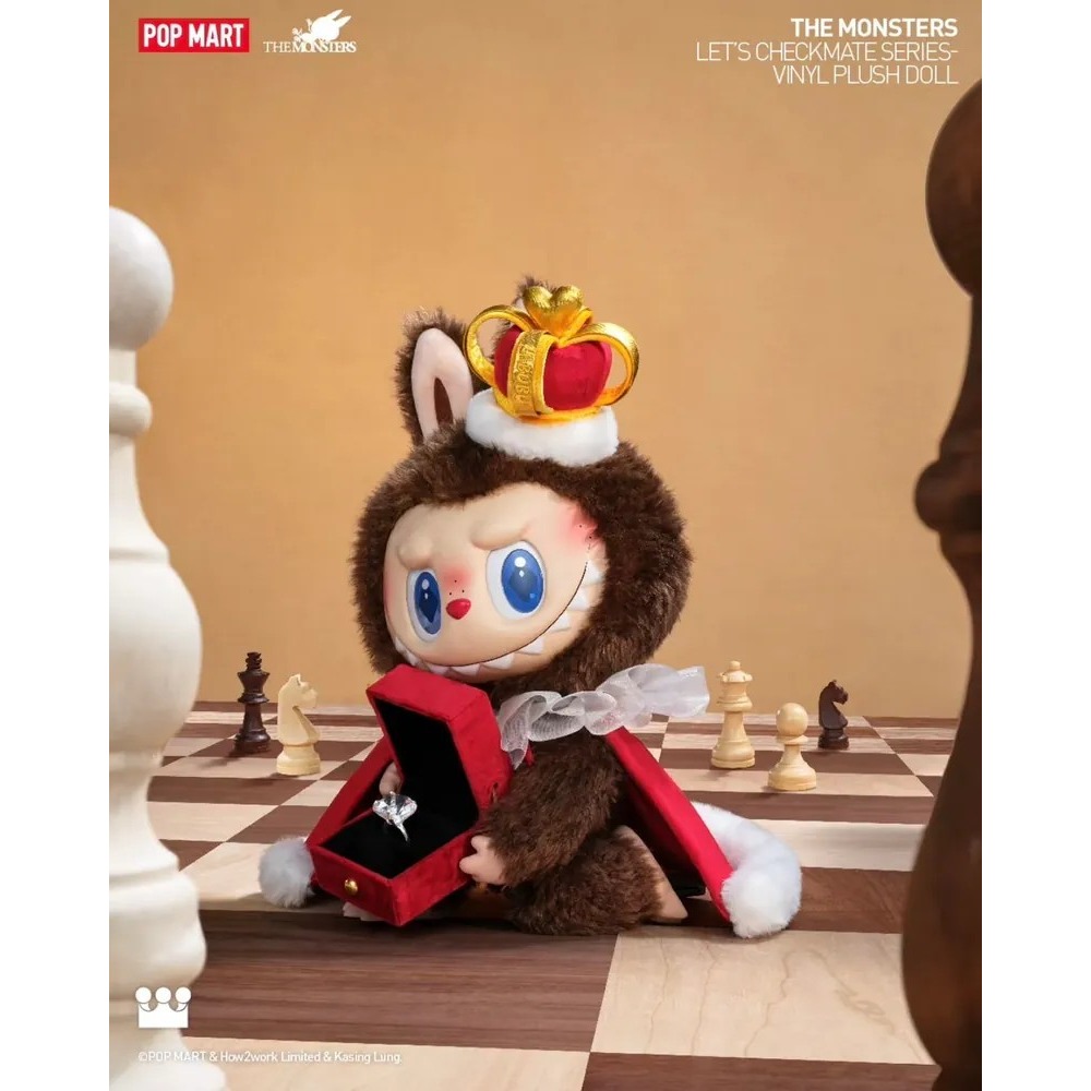 <官方正版授權>POP MART 泡泡瑪特 THE MONSTERS 象棋大冒險系列 LABUBU 國王 皇后-細節圖4