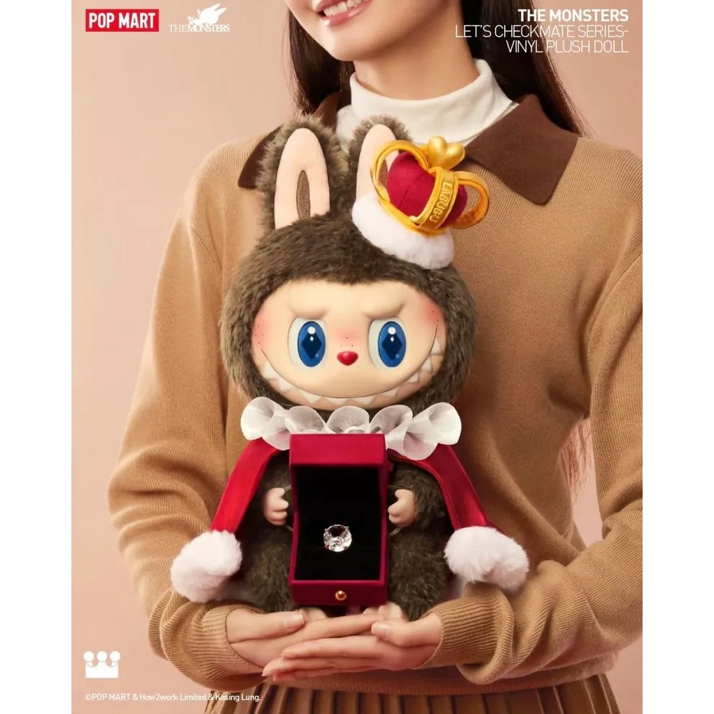 <官方正版授權>POP MART 泡泡瑪特 THE MONSTERS 象棋大冒險系列 LABUBU 國王 皇后-細節圖9