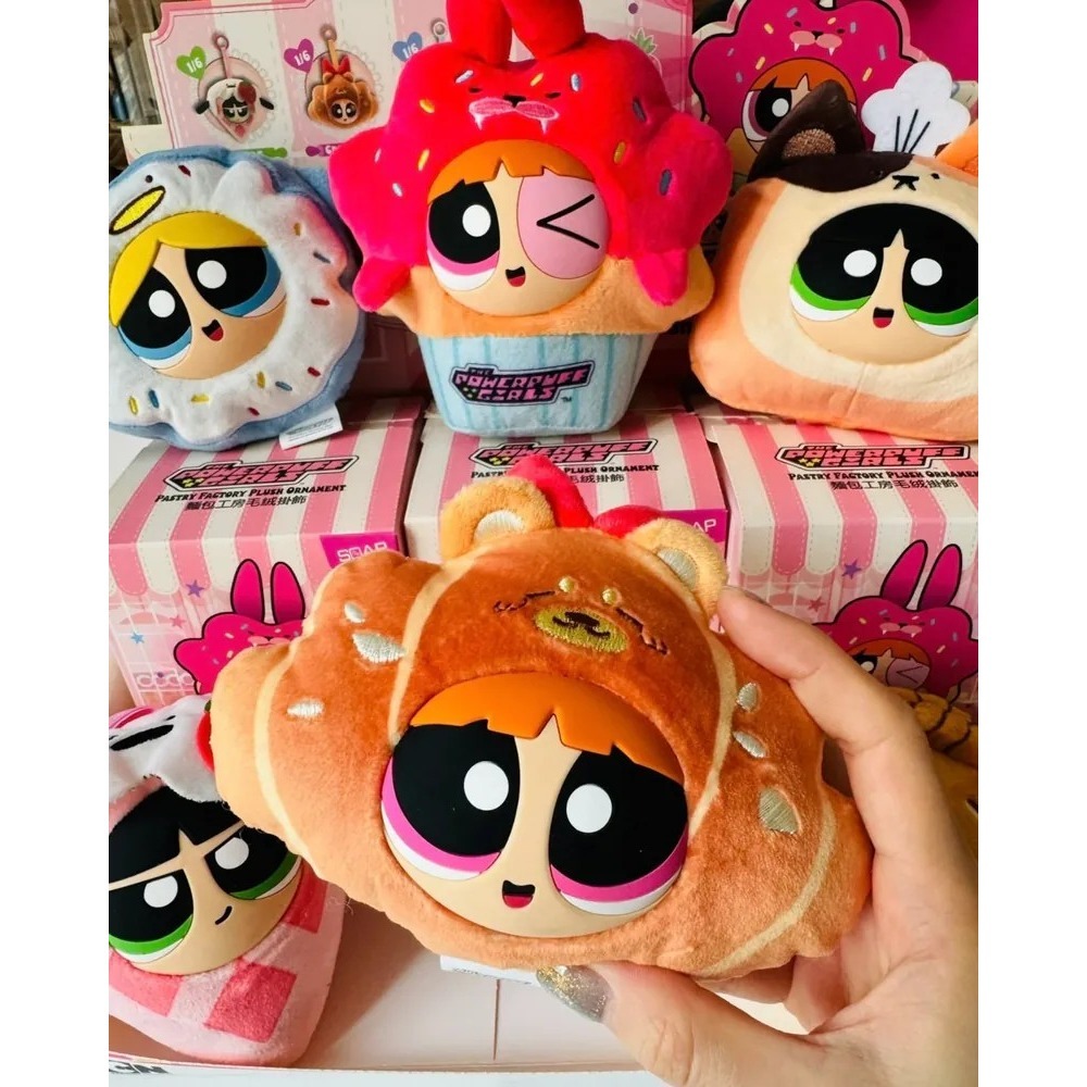 <官方正版授權>飛天小女警 x Soap Studio 麵包工坊 6+1款 吊飾 公仔 鑰匙圈 毛絨 搪膠 泡泡瑪特-細節圖5