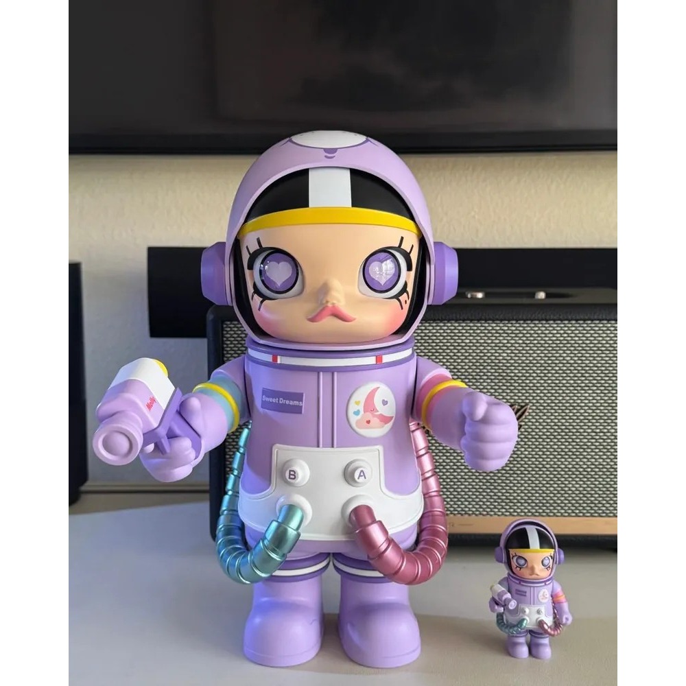 <官方正版授權>POPMART泡泡瑪特 SPACE MOLLY 甜夢熊 400%+100%-細節圖3