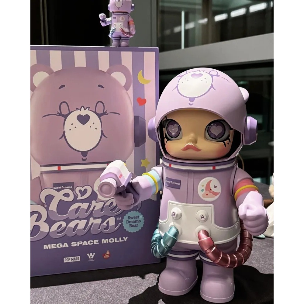 <官方正版授權>POPMART泡泡瑪特 SPACE MOLLY 甜夢熊 400%+100%-細節圖5