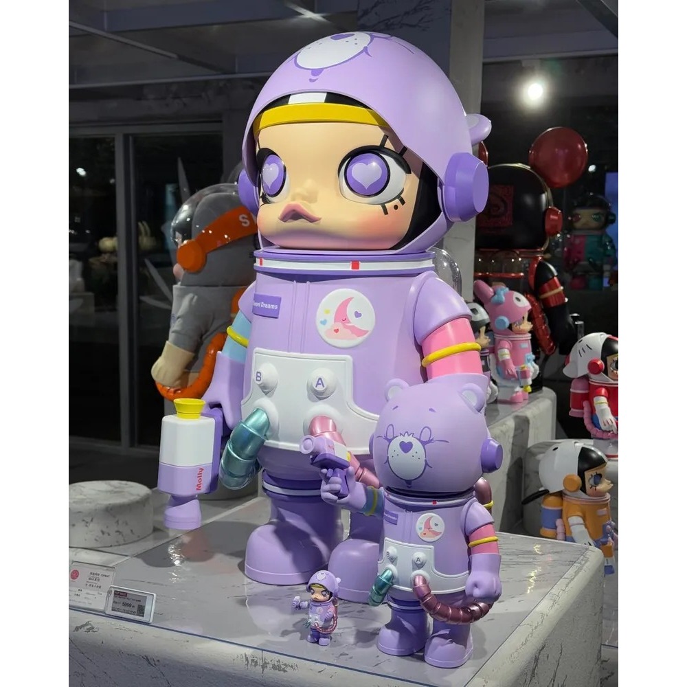 <官方正版授權>POPMART泡泡瑪特 SPACE MOLLY 甜夢熊 400%+100%-細節圖8