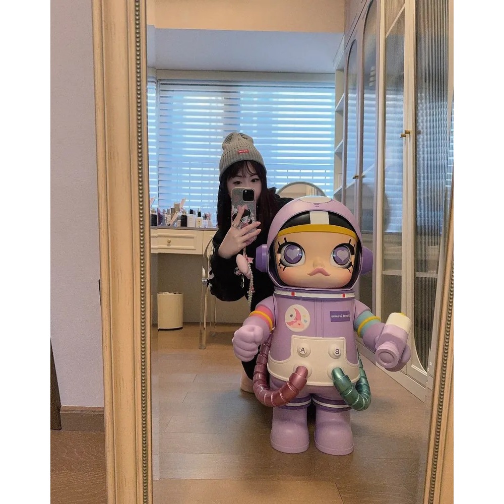 <官方正版授權>POPMART泡泡瑪特 SPACE MOLLY 甜夢熊 400%+100%-細節圖9